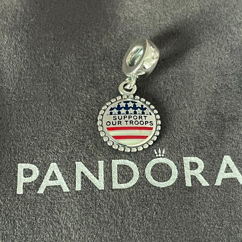 Pandora Support Our Troops Charm